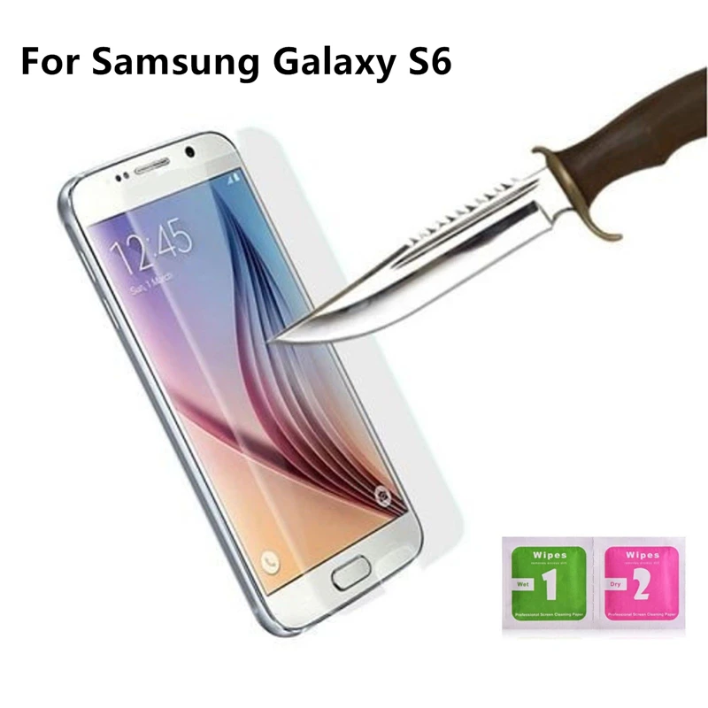 

1 Pcs High Quality Tempered Glass For Samsung Galaxy S6 G9200 G920F G9208 Screen Protector Protective Film