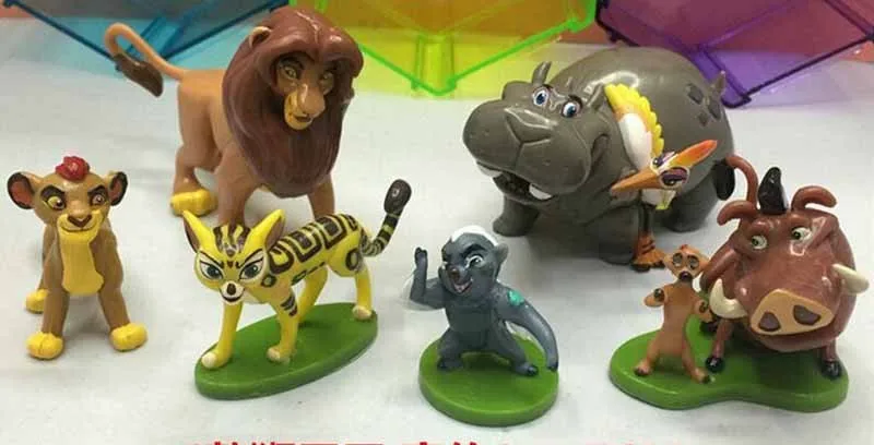 9pcsSet The Lion King Simba Nala Timon PVC Action Figures Classic Model Toys Best Christmas Gifts Free Shipping (2)