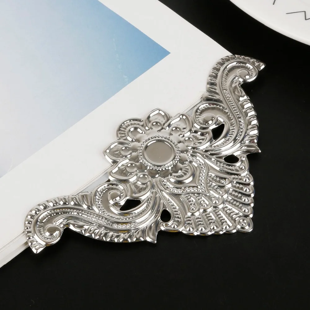 

4pcs Silver Phoenix Filigree Wraps Flower Connectors Metal Crafts For Jewelry Making Accessory DIY Charms Pendants