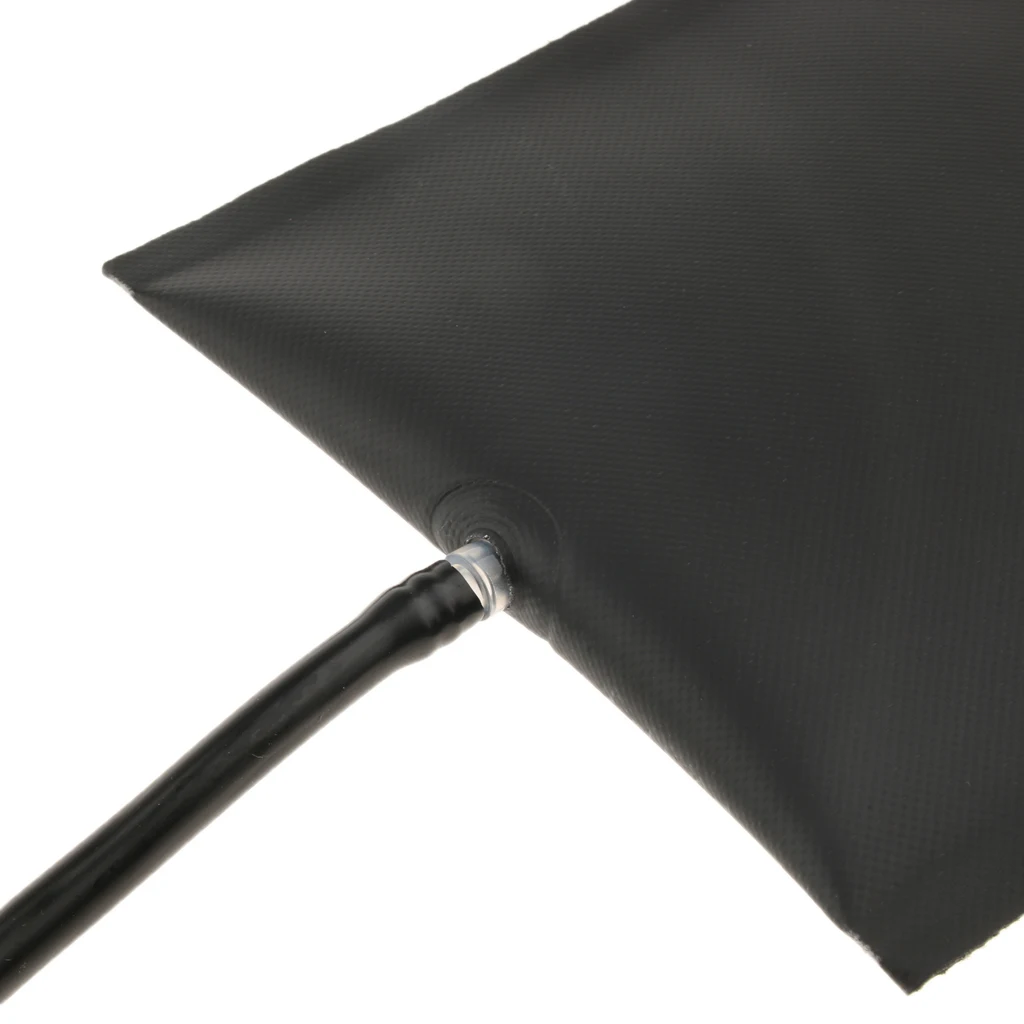 2Pcs 15x15cm Black TPU Air Pump Wedge Inflatable Leveling Alignment Shim Bag Tool for Window Door Car Repair Supplies