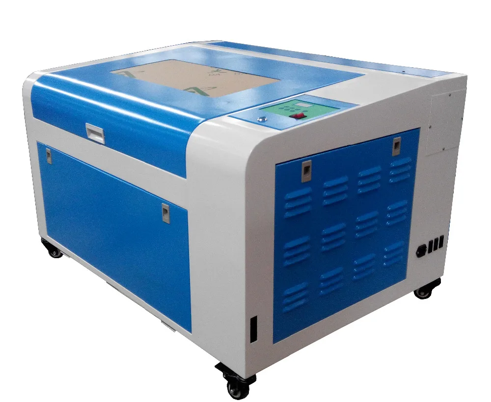 500x300mm 50w MDF laser cutter machine with rotary tool ,trophy laser