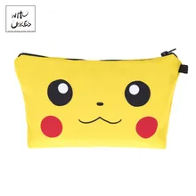 Who Cares Pikachu, модная косметичка с 3D принтом, сумка-Органайзер, сумки для макияжа, Женская сумочка, женская косметичка