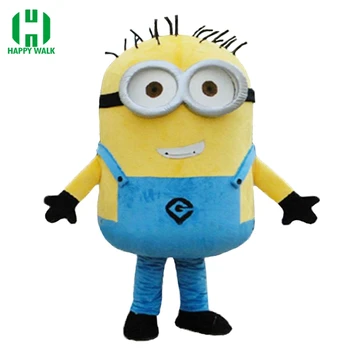 

on sale! free shipping,7 styles, Despicable minion mascot costume for adults despicable mascot costume