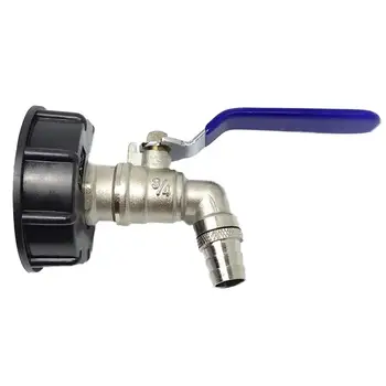 

Brass Garden Faucet Adapter 3/4 Inch IBC Garden Irrigation Adapter Tank Tap Replacement Connector Valve Bathroom Faucet Parts