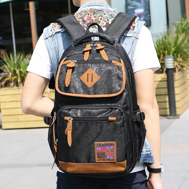 

Male Backpack High Quality Youth Male Backpack Fashion Teenager Backpacks for Teen Girls Boys Teenagers for Sac A Dos Femme Boy