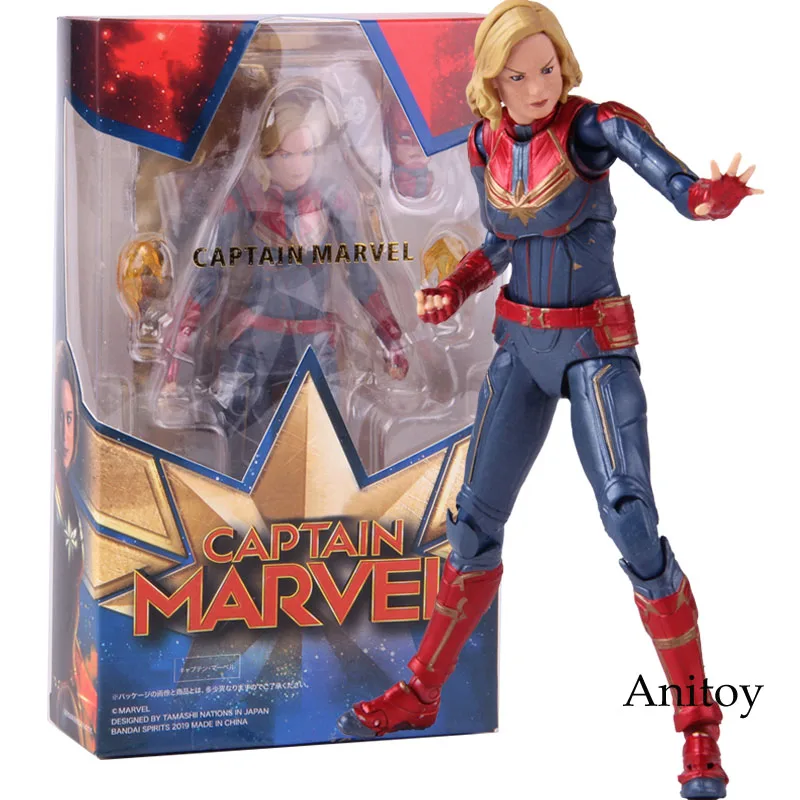 Avengers Endgame Captain Marvel Action Figure Captain Marvel Shf Pvc Collectible Model Toy Buy At The Price Of 14 91 In Aliexpress Com Imall Com