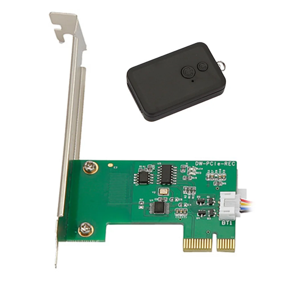 

Convenient ABS Portable Computer PCI Restart Turn On Off Remote Control Wireless Switch Home 20m Desktop 2.4G Protect Privacy