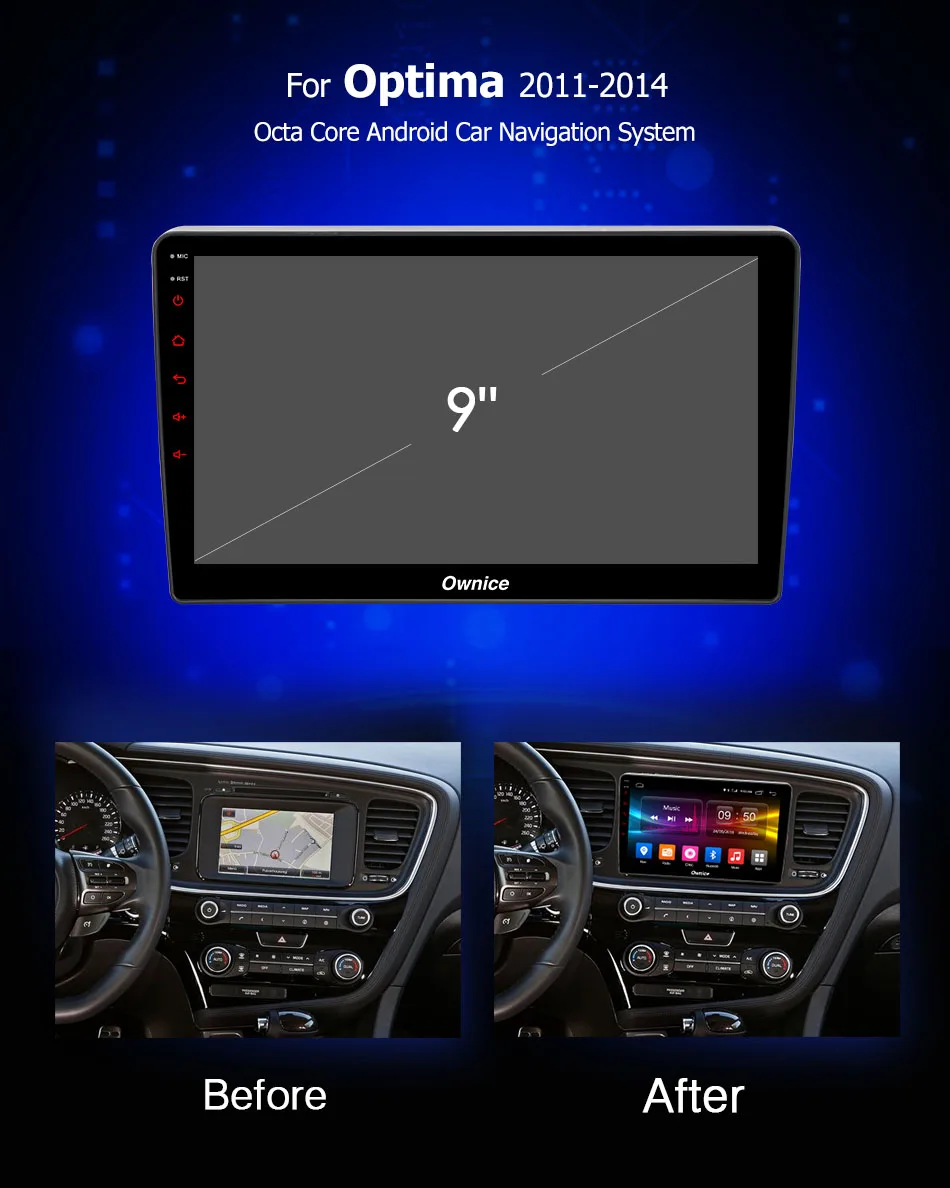 Top Ownice K3 K5 K6 9" Octa Core Android 9.0 2din Car DVD Player for KIA Optima 2011 - 2014 GPS Radio 4G LTE 360 Panorama DSP SPDIF 1 Top Ownice K3 K5 K6 9" Octa Core Android 9.0 2din Car DVD Player for KIA Optima 2011 - 2014 GPS Radio 4G LTE 360 Panorama DSP SPDIF 1