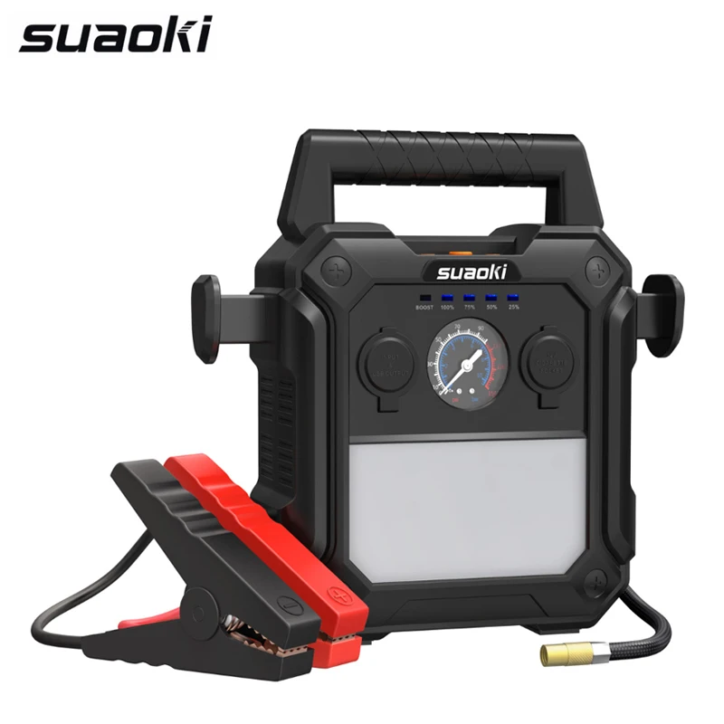 Suaoki U29 4 In 1 Car Jump Starter 2000A with 150 PSI Auto Air