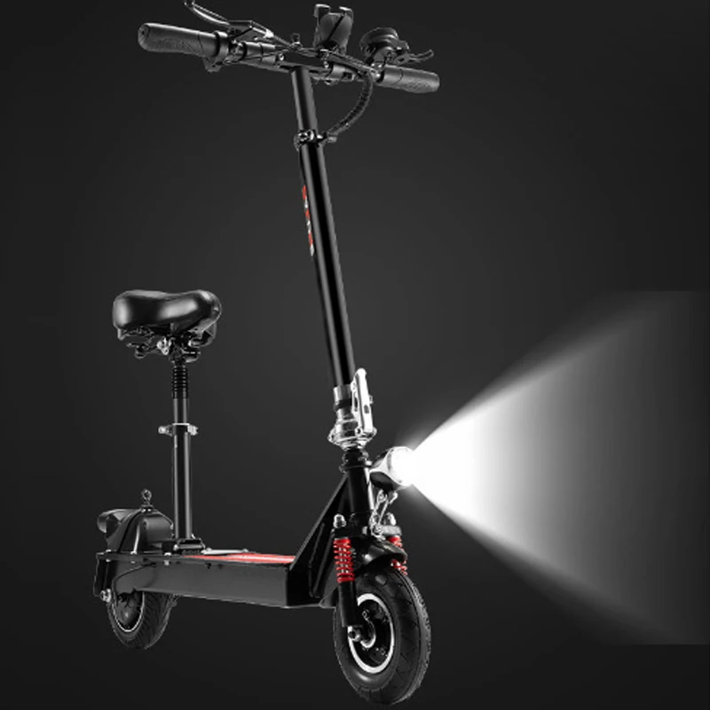 Cheap Electric Scooter 250w 24v Mini Folding Adult Electric Scooter LED Long Plate Standing Hoverboard 2