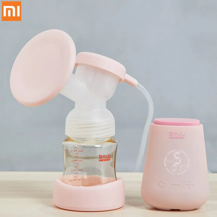  Original Xiaomi Rushan Electric Breast Pump Intelligent Smart USB Charging Breast Reliever with Bab - 33045793787