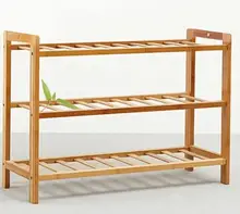 Three-Layer Bamboo Wood Shoe Rack Home Fashion Shoe Shelf Creative Shoe Storage Holder