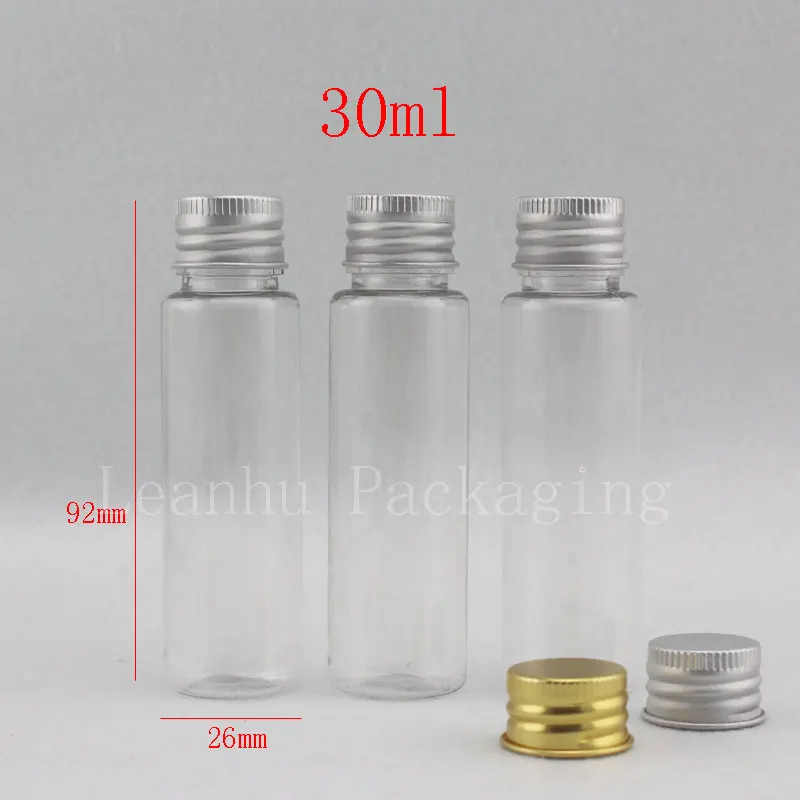 

30ML Transparent Flat Shoulder Plastic Bottle , 30CC Shampoo / Lotion Mini Sample Packaging Bottle , Empty Cosmetic Container