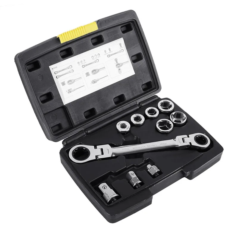 

15 In1 Activities Ratchet Socket Wrench Set 6-19mm Universal Key Ratchet WrenchMultifunctional Tools