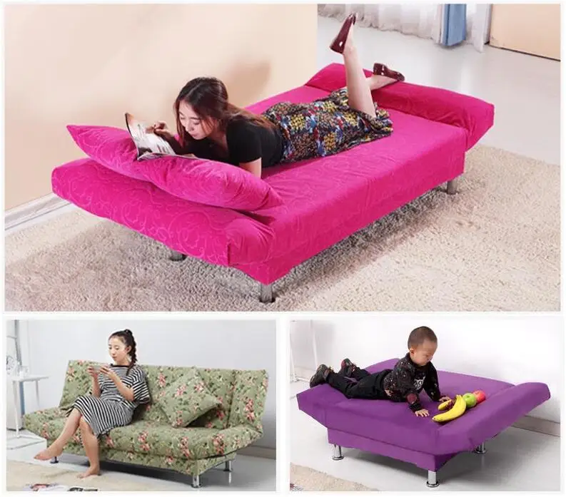 Modern 1.8M Length Folding Sofa Bed Adjustable Sofa Japanese Style Furniture Living Room Reclining Multifunctional Folding Sofa