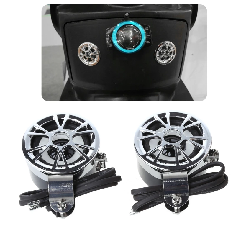 

1 Pair Motorcycle Loudspeaker Car HiFi Full Range Speaker Waterproof Universal