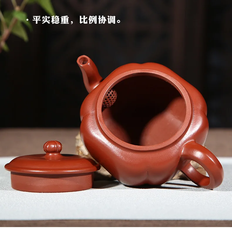 Фиолетовый Глиняный чайный сервиз сырой рудник «Zhu ni' чай Да Хун Пао infuser имя «Bliss full Four приправа» с шариковыми отверстиями чайник все ручной