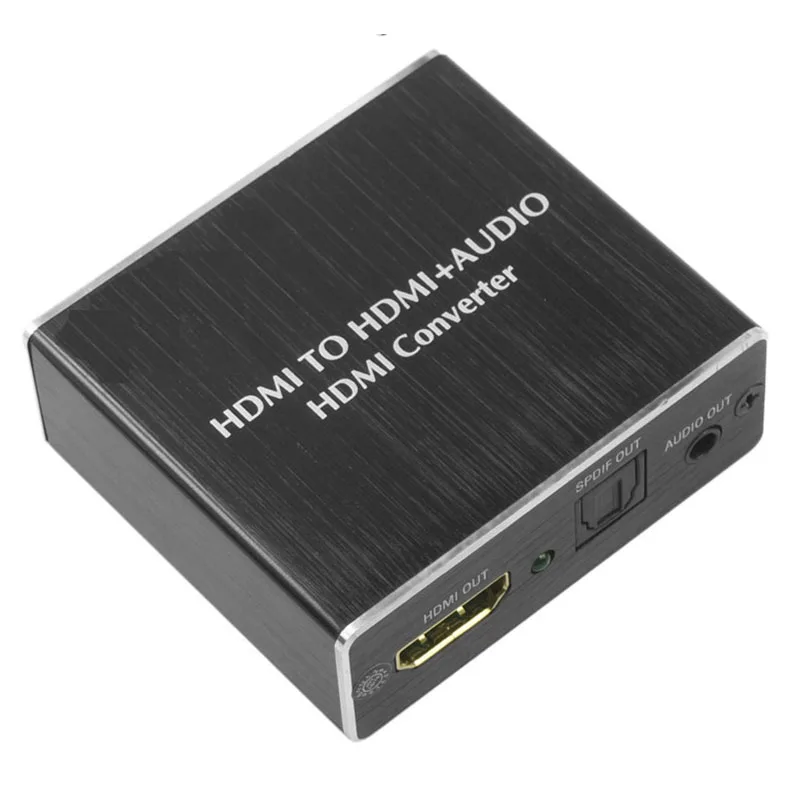 4K HDMI к и оптический TOSLINK SPDIF + 3 5 мм стерео аудио экстрактор конвертер сплиттер