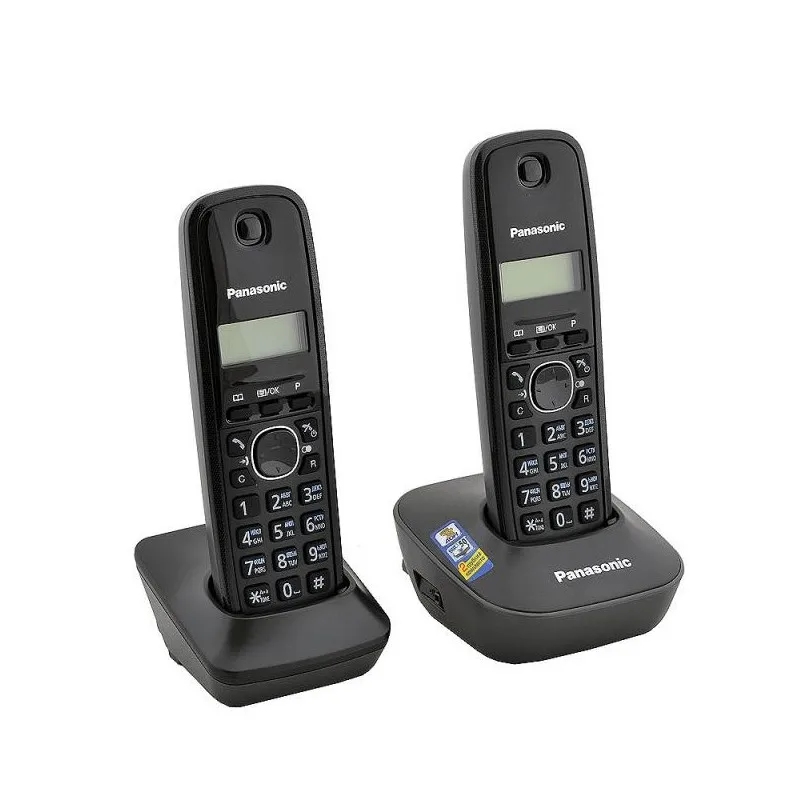 Panasonic kx tg1612ruh. Радиотелефон DECT KX-tg1612ruh, Panasonic. Радиотелефон Panasonic 2 трубки.