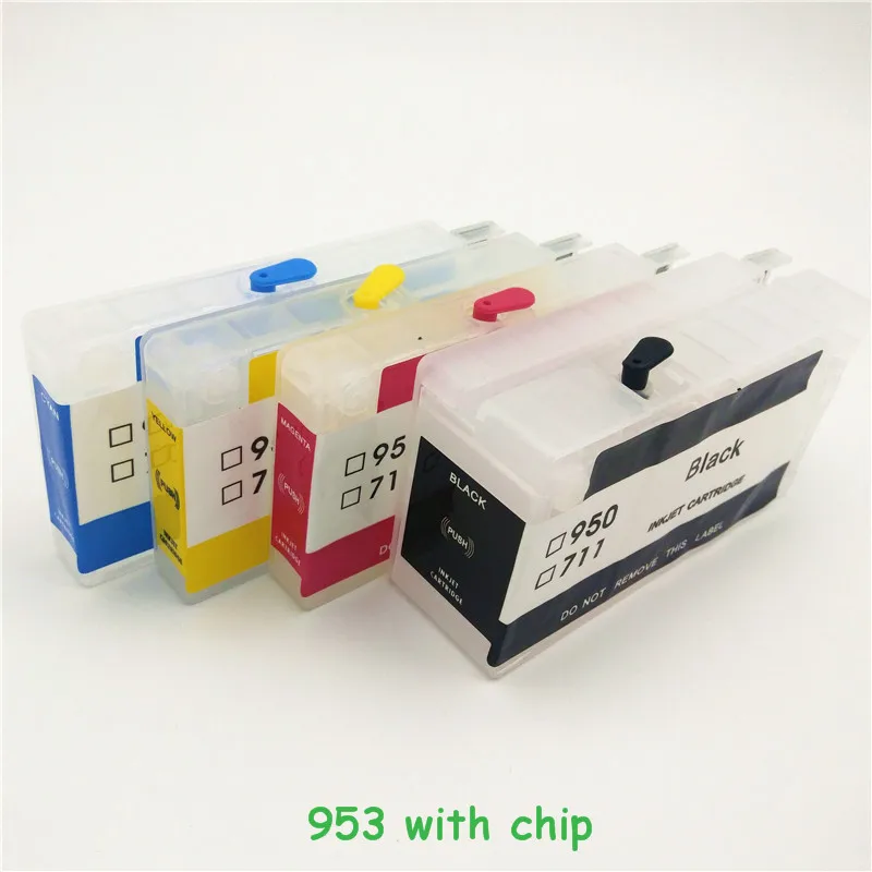 Многоразовый чернильный картридж vilaxh 953xl для HP 953 XL Officejet Pro 8730 8740 8735 8715 8720 с чипом
