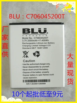 

3.8V batteries Rechargeable Li-ion Li-polymer Built-in lithium polymer battery for BLU C706045200T 2000mAh