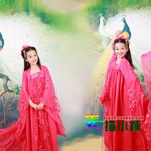 Красная роза принцесса детский день ТВ играть легенда о императрица wumeiniang же Дизайн Тан Высокая талия костюм