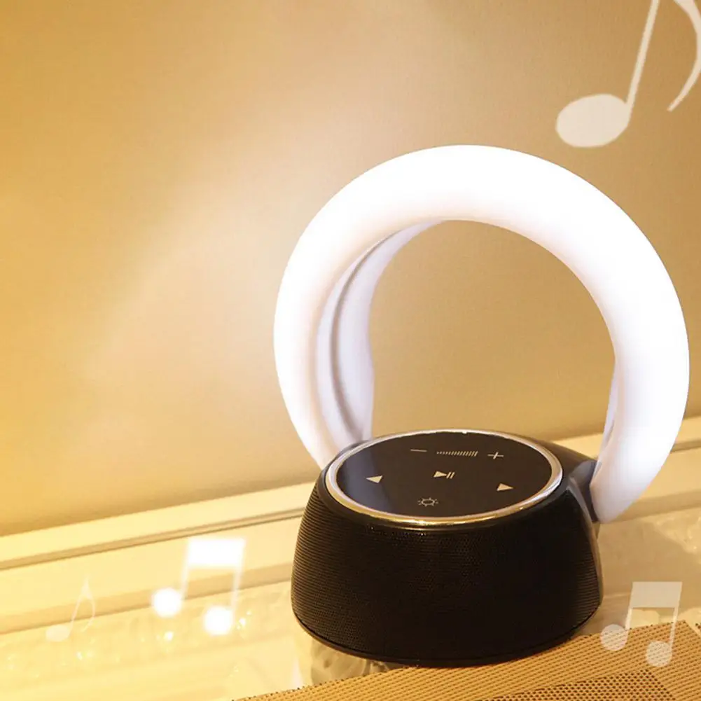 

TPFOCUS Portable Mini Rechargeable Wireless Bluetooth Speaker Atmosphere Night Light