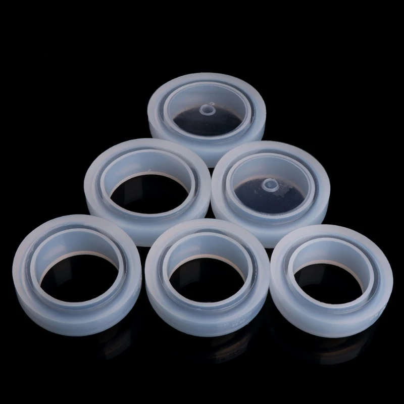 

Round Silicone Mold Casting Mould For Resin Bangle Bracelet Jewelry DIY Tool Hot -W128