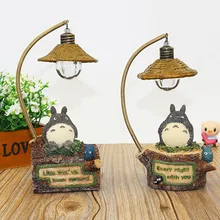 Милая Гибкая лампа Тоторо, Романтический светодиодный Ночной светильник, настольная лампа для детей, подарок на день рождения, детская игрушка, домашний декор, декоративный светильник s