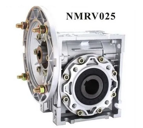 

3pcs/lot Worm Gearbox NMRV025 Worm Speed Reducer 7.5 - 60 :1 for 9mm Input Shaft and Output 11mm
