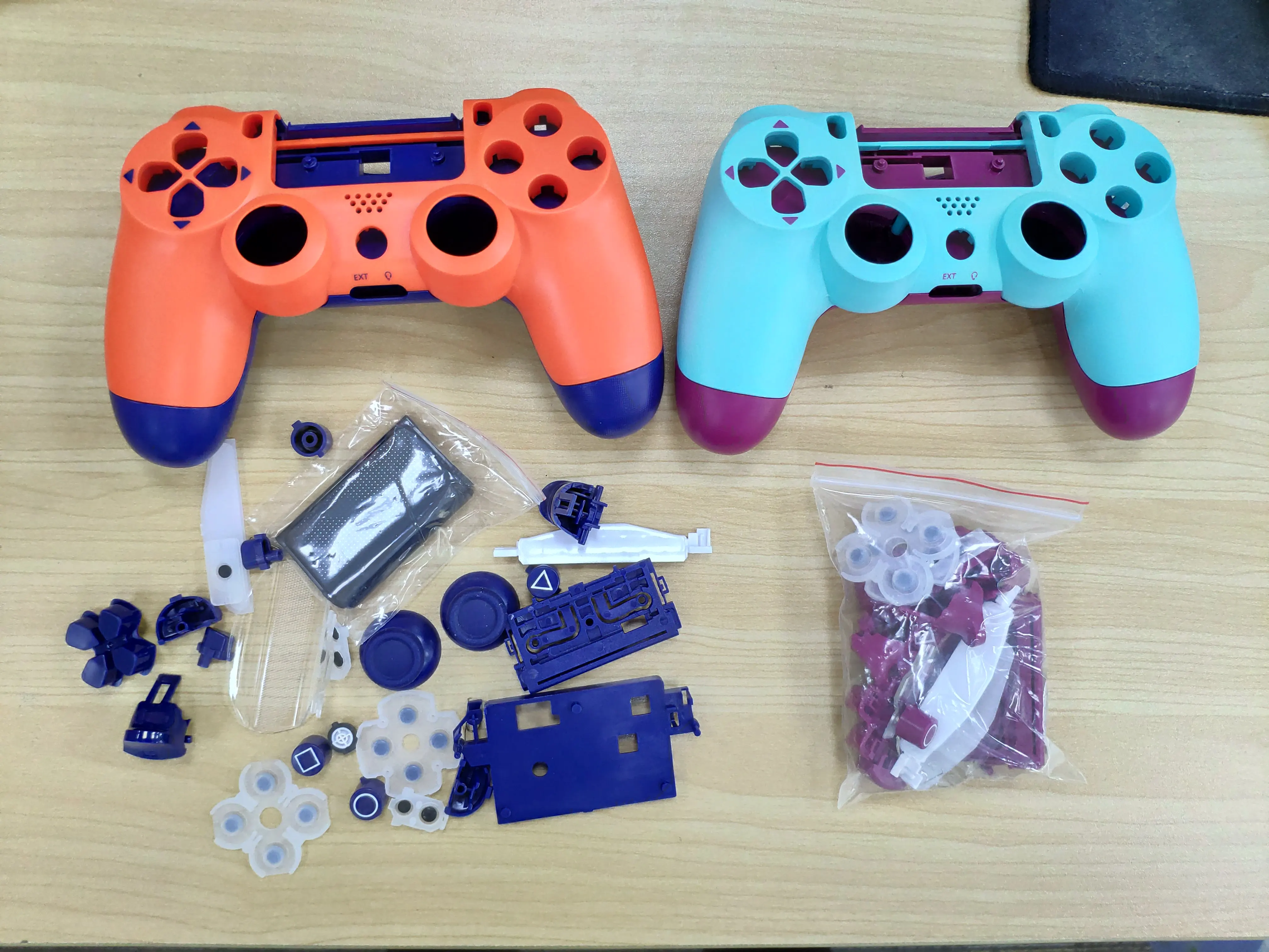 

DIY Full Housing Shell Front Back Case Cover Replacement for Sony Playstation 4 Dualshock 4 Slim 4.0 Controller with Buttons Kit