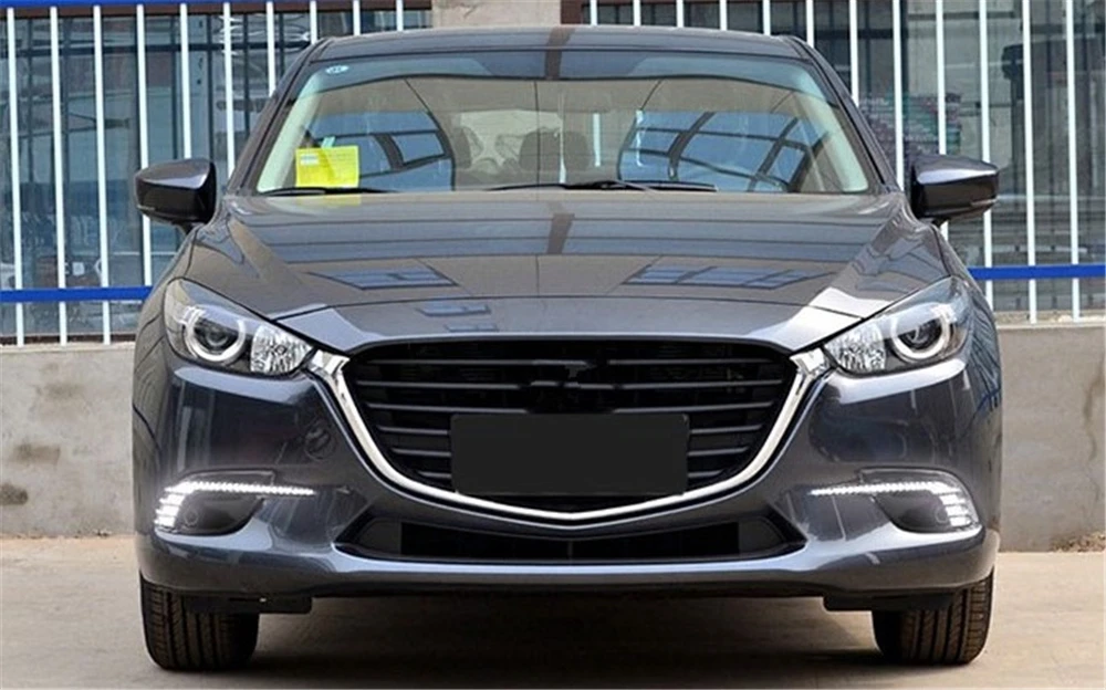 Дневные ходовые огни CSGJMY для Mazda 3 Mazda3 Axela 2017 2018 дневные противотуманные фары 12 В