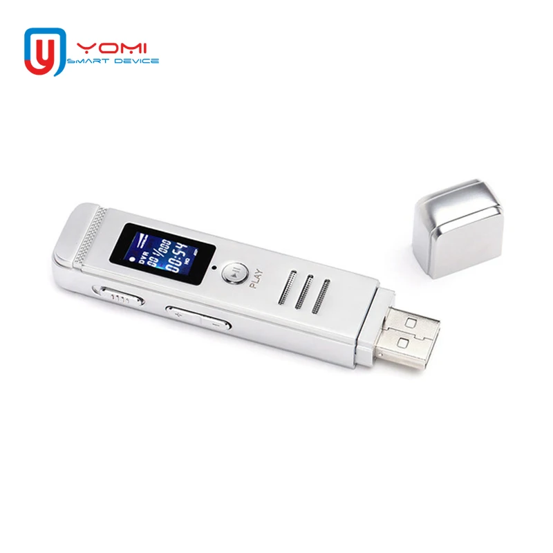 8G Professional Digital Voice Recorder USB Voice Recorder Mini Recorder Pen MP3 Player Recording Device for Meeting Class