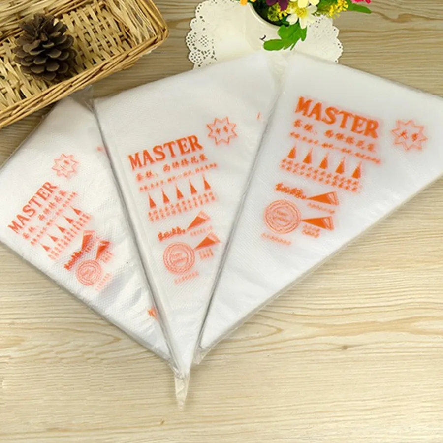 

5/8/10/24/26/100Pcs Disposable Pastry Bag Icing Piping Cake Pastry Cupcake Decor Bags Fondant Cake Cream Pastry Tip Baking Tools