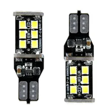 12 V T15-15SMD-3535 800LM светодиодный CANBUS-безотказные автомобильные лампочки-упаковка из 2