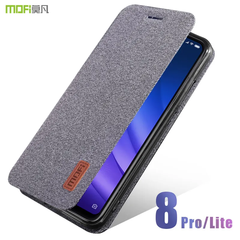 Чехол для xiaomi mi 8 lite чехол MOFI Xiaomi Mi Pro тканевый флип-чехол 8x полностью закрывающий