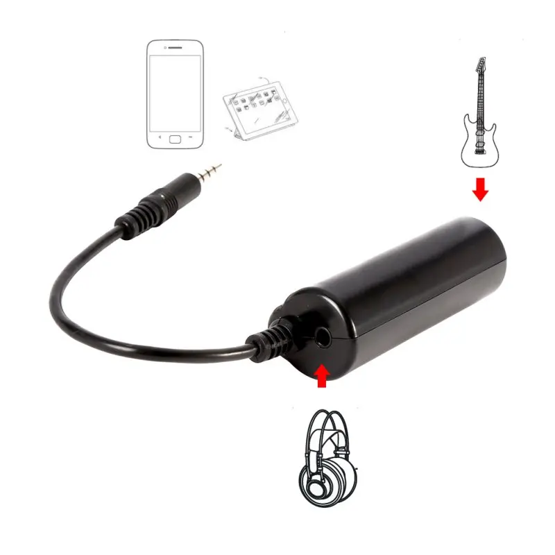 

Guitar Effects Link Audio Interface System Pedal Converter Adapter Cable For iPad iPhone Guitar Accessory