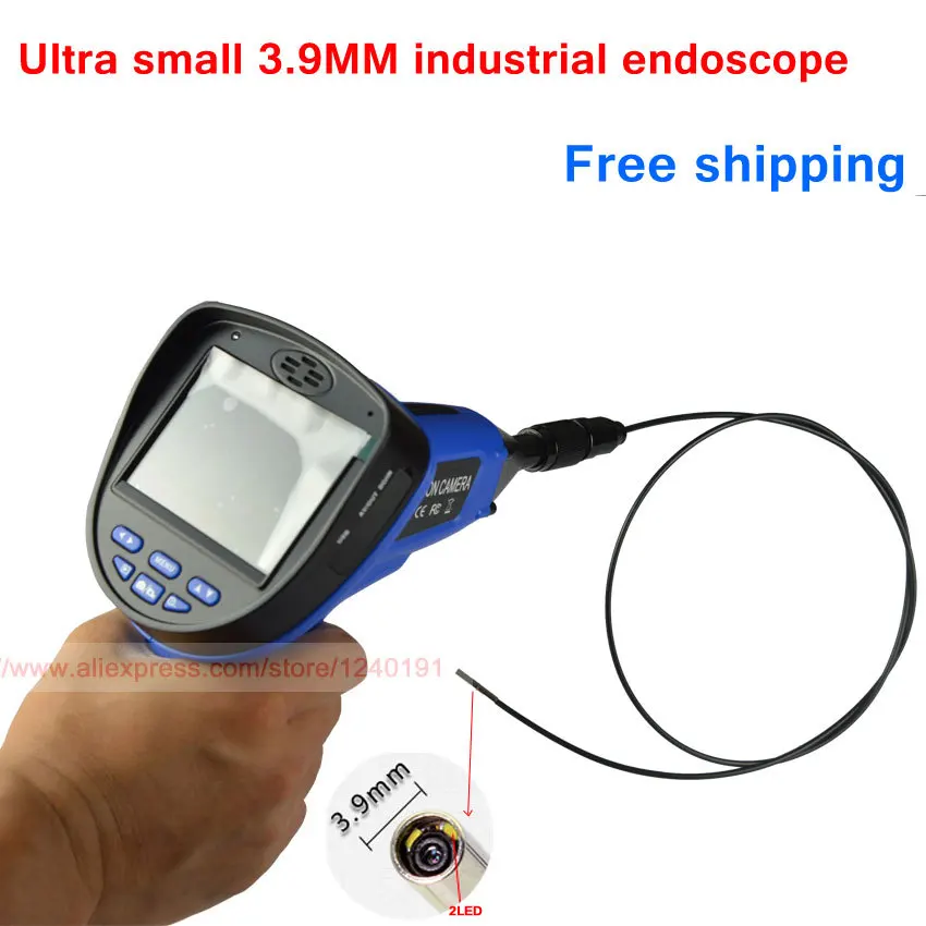 Free shipping 99E 3.9MM Industrial endoscope Ultra small diameter Video