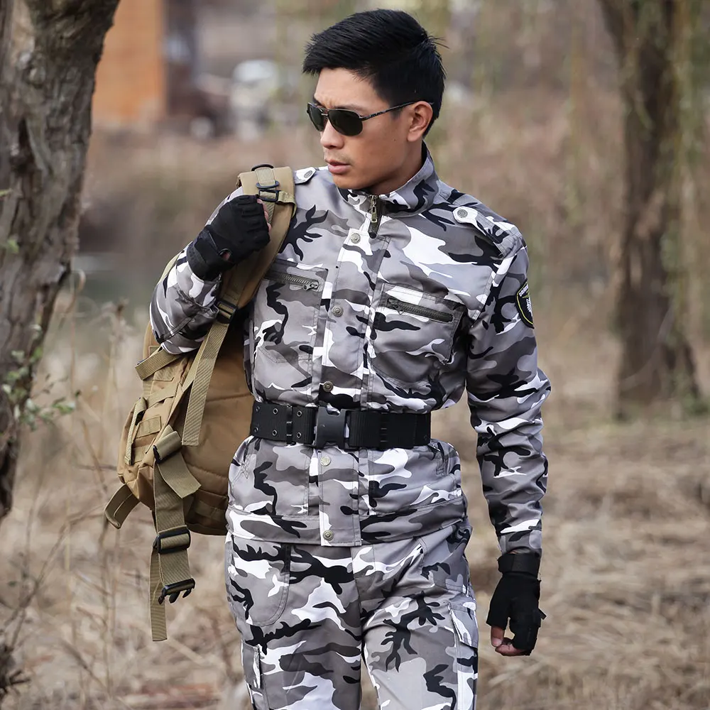  Outdoor Army Hunting Clothes Camouflage Suits Military Tactical Uniforms Outfit for Men Combat Camp