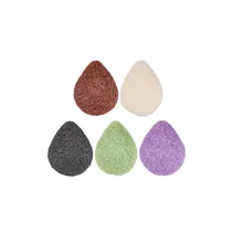 Новинка, 5 шт, микрофибра, Губка для умывания, губка для очищения лица, натуральный крем для умывания, косметический спонж, инструменты для макияжа