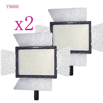 

2PCS YONGNUO YN-600,YN600 600 LED Light Panel with wireless Remote Control, YN600 5500K LED Video Light