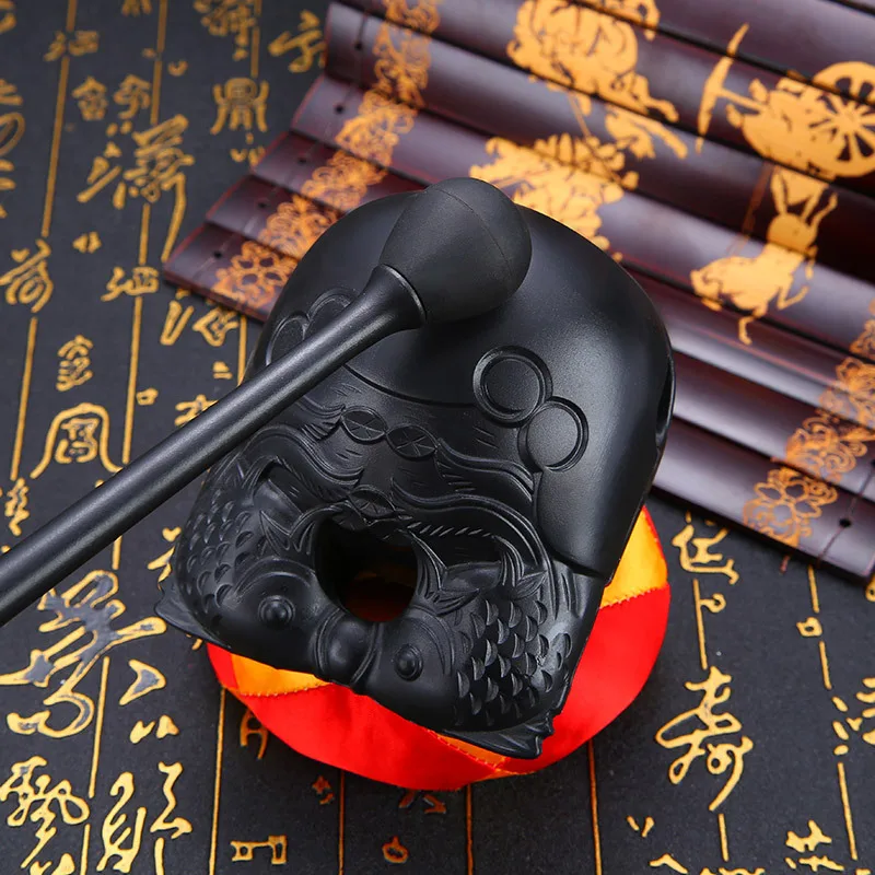 

Buddhist Supplies Temple Home Ritual Buddha Wood Carving Ornaments Old Materials Camphor Wood Quality Legal Wood Fish