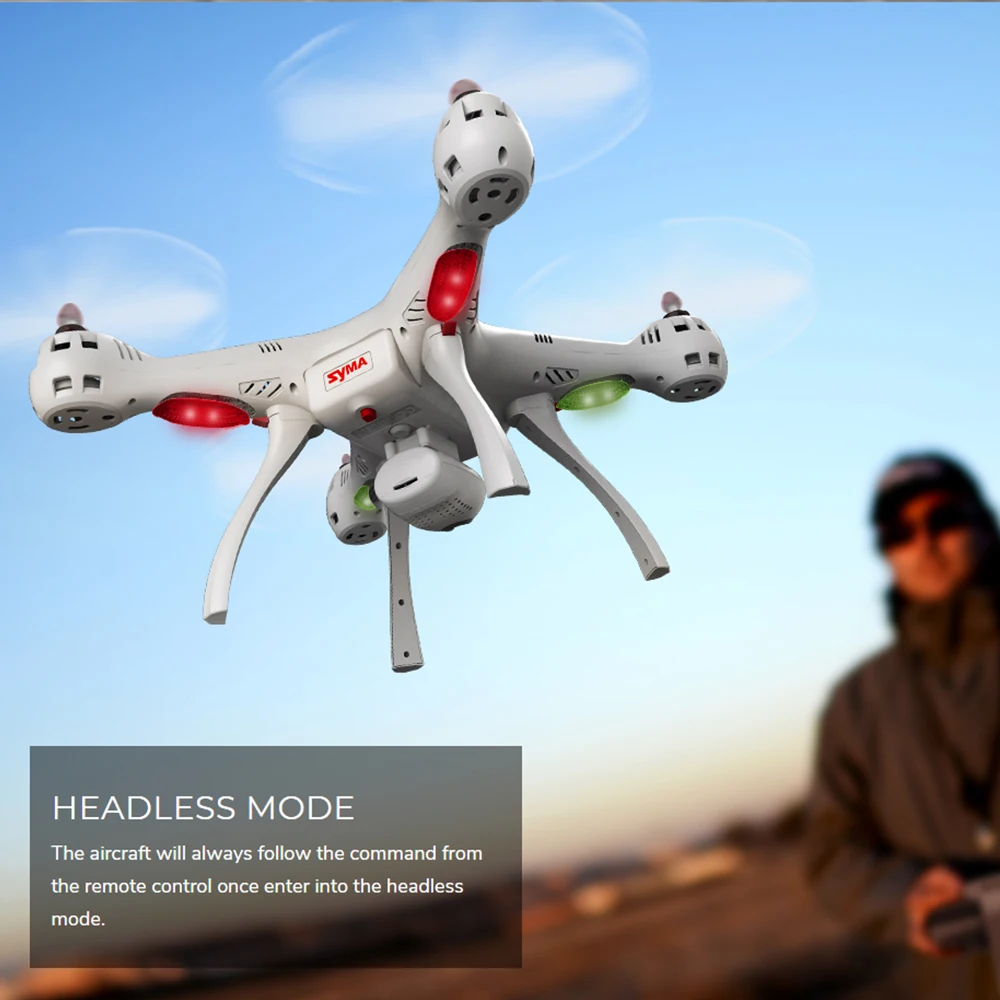 Syma X8SW-D Регулируемый Электрический радиоуправляемый вертолет 720 P камера Wifi FPV RC Квадрокоптер RTF Дрон режим высоты игрушки подарок для ребенка