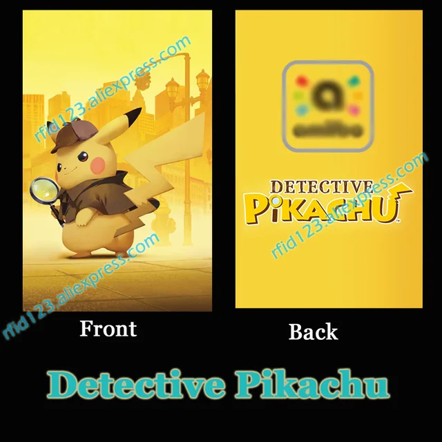ntag215 printed nfc card written by tagmo for switch detective