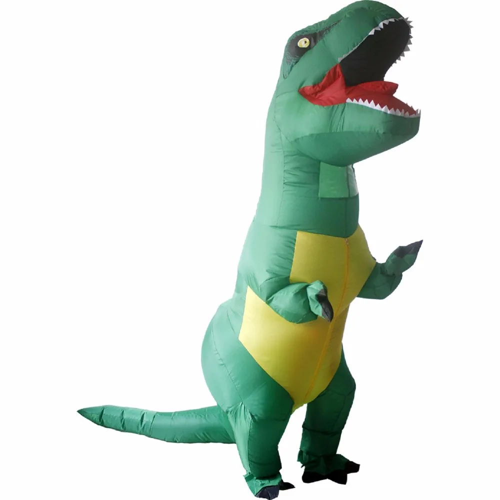 T-REX Костюм надувной костюм динозавра для аниме Expo Traje de dinosaurio надувной зеленый цвет disfraces adultos для взрослых