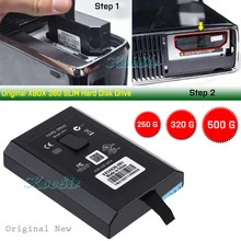 250 GB/320G/500 GB сменный жесткий диск HDD для xbox 360 Slim/E консоль для microsoft xbox 360 S/E консоль
