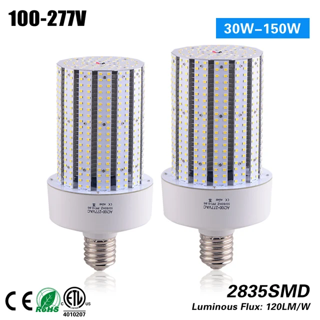 free shipping 120lm w 80w e26 e39 base replace cfl hps mhl 3 years