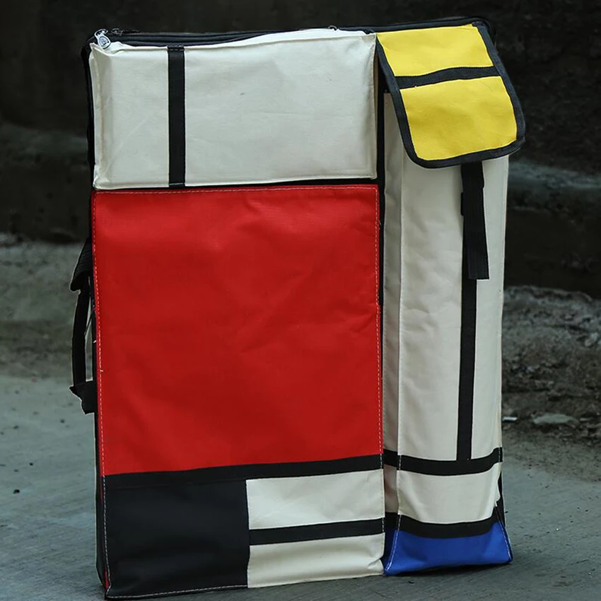 

4k colorful fashion Portable Painting Board Bag Carry Case Drawing easel bag Waterproof Board Carrying Sketchpad Bag