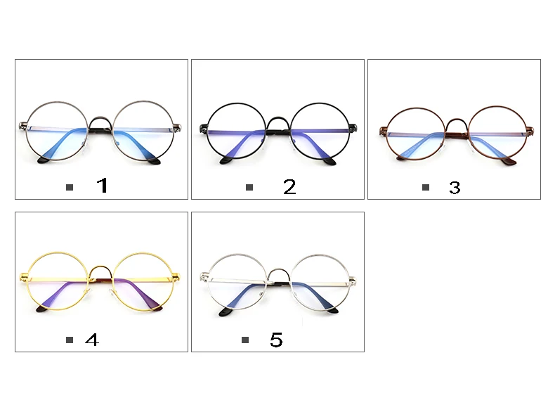 Анти-Синие лучи мужские очки для компьютера УФ устойчивость к облучению женские ПК очки для чтения Ретро Металлические Круглые очки Рамка