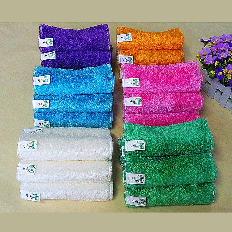 Wash the dishes do not dip oil cloth cloth wood bamboo fiber cleaning